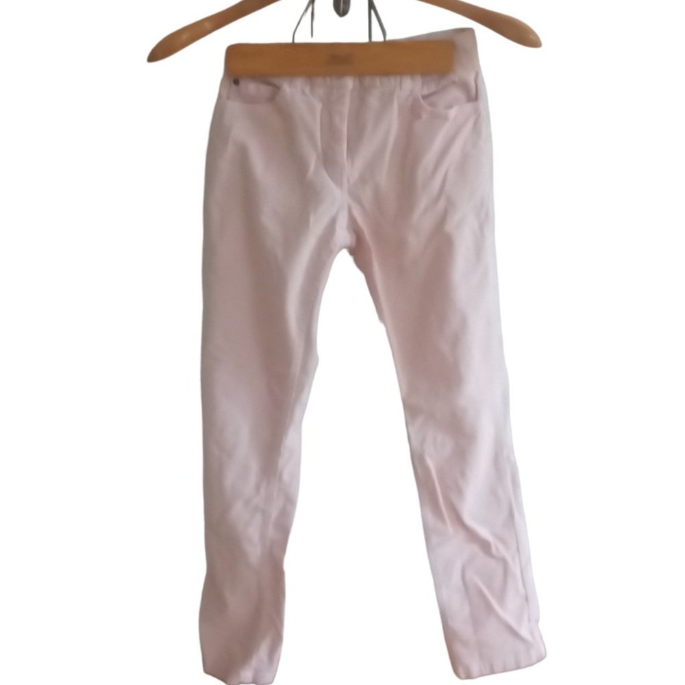 Jacadi- Girls corduroy slim pants light pink size 10